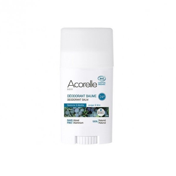 ACORELLE Organiczny dezodorant w sztyfcie Jałowiec i Mięta ECOCERT 40g