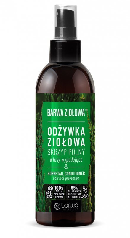 BARWA Ziołowa Odżywka do włosów Skrzyp Polny - włosy wypadające  250ml