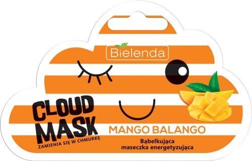 Bielenda Cloud Mask Bąbelkująca Maseczka energizująca Mango Balango  6g