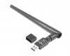 Lanberg Karta sieciowa USB N300 1+1 antena NC-0300-WIE