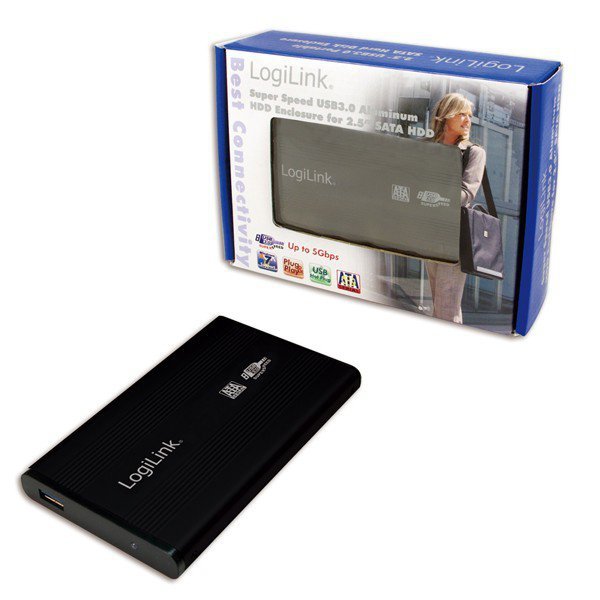 LogiLink Obudowa do HDD 2,5&#039; SATA, USB 3.0