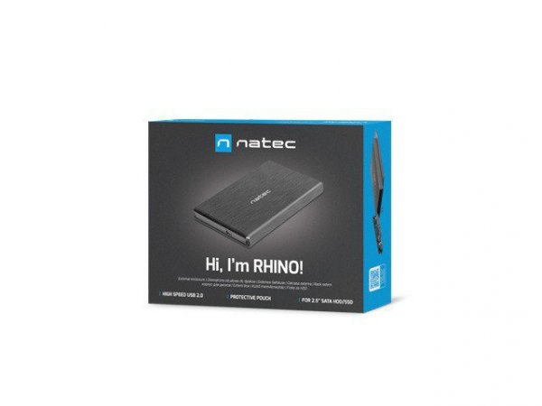 Natec Obudowa HDD 3.5&#039;&#039; RHINO USB 3.0 (Sata) Aluminium