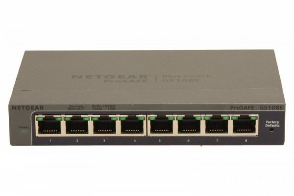 Netgear Switch Unmanaged Plus 8xGE - GS108E
