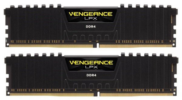 Corsair DDR4 Vengeance LPX 16GB/3000(2*8GB) CL15-17-17-35 BLACK 1,35V                                                           