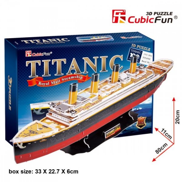 Cubic Fun Puzzle 3D Titanic Duży
