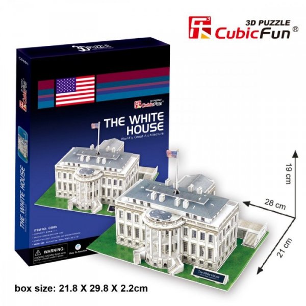 Cubic Fun Puzzle 3D Biały Dom