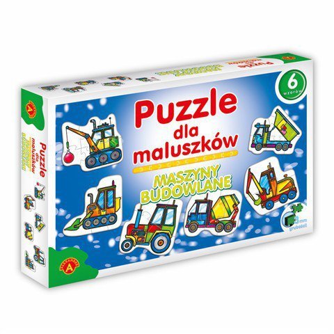 Alexander Puzzle dla Maluszków - Maszyny Budowlane