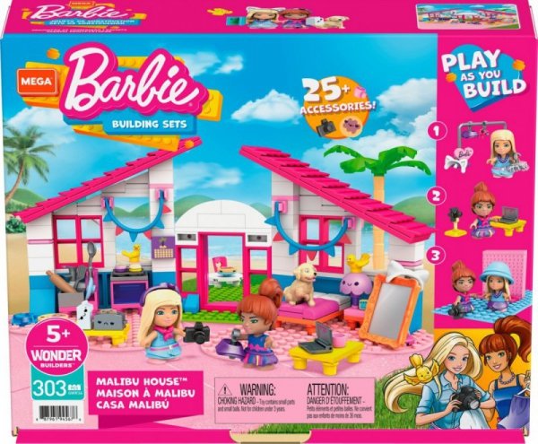 Mega Bloks Klocki Mega Construx Barbie Dom w Malibu