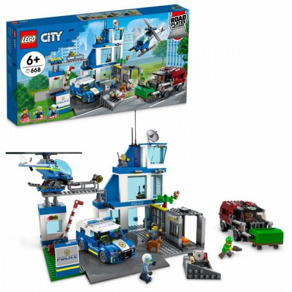 LEGO Klocki City 60316 Posterunek policji