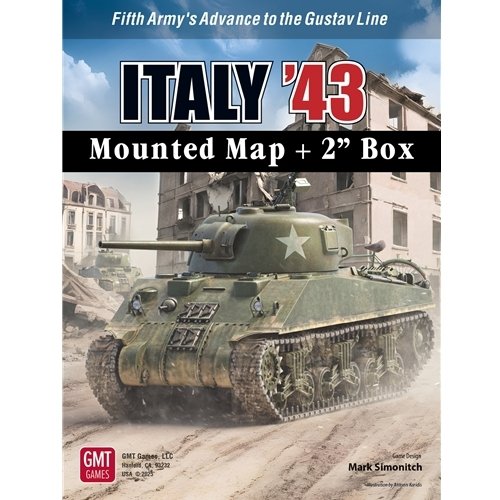 Italy '43 Mounted Map + 2" Box