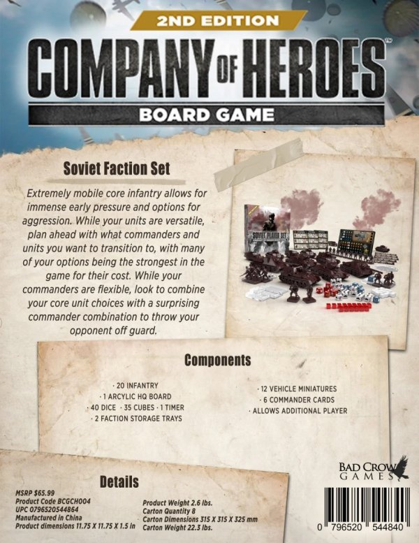 Company of Heroes 2nd Edition Soviet Player Faction Set