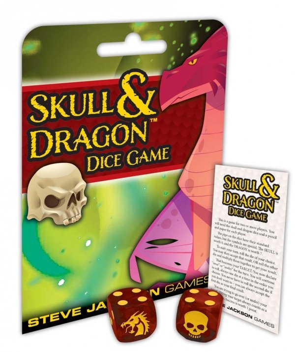 Skull and dragon dice game
