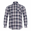 Koszula flanelowa szaro-czar., 170g/m2, 2xl, ce, lahti