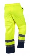 Spodnie robocze ostrzegawcze wodoodporne, żółte, rozmiar XXL