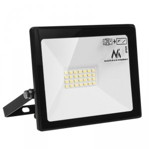 Naświetlacz LED Maclean, slim 20W, barwa neutralna biała (4000K), IP65, MCE520 NW