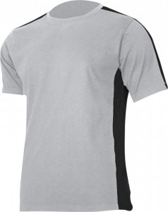 Koszulka t-shirt 180g/m2, szaro-czarna, xl, ce, lahti