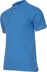 Koszulka polo, 220g/m2, niebieska,  s, ce, lahti