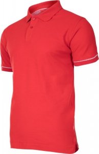 Koszulka polo, 220g/m2, czerwona, 2xl, ce, lahti