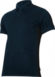 Koszulka polo  190g/m2, granatowo-czarna, xl, ce, lahti