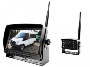 Monitor samochodowy z funkcją rejestratora lcd 7cali ahd z obsługą bezprzewodowej kamery 12v 24v