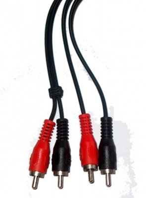 Kabel 2 x RCA - 2 x RCA 5m standard
