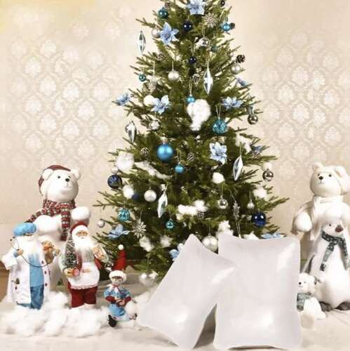Sztuczny Śnieg Sypki Ozdobny Dekoracyjny Puch do Dekoracji na Święta 1 kg