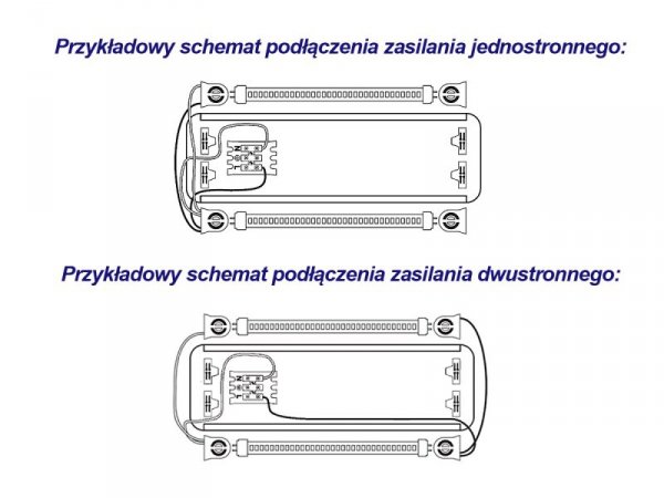 Świetlówka led 60cm 9w t8 4000k g13 neutralna przezroczysta jednostronna