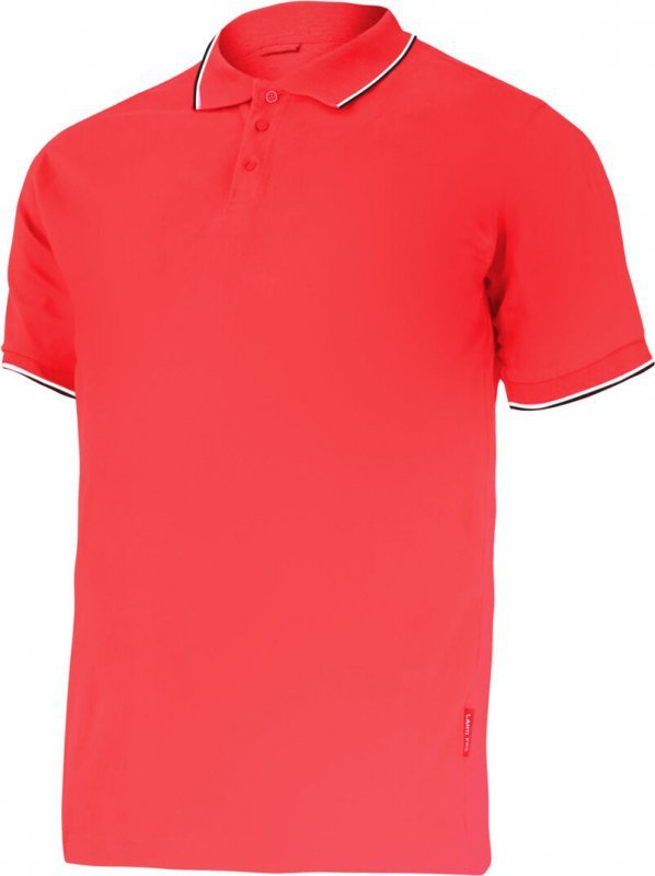 Koszulka polo 190g/m2, czerwona, "xl", ce, lahti
