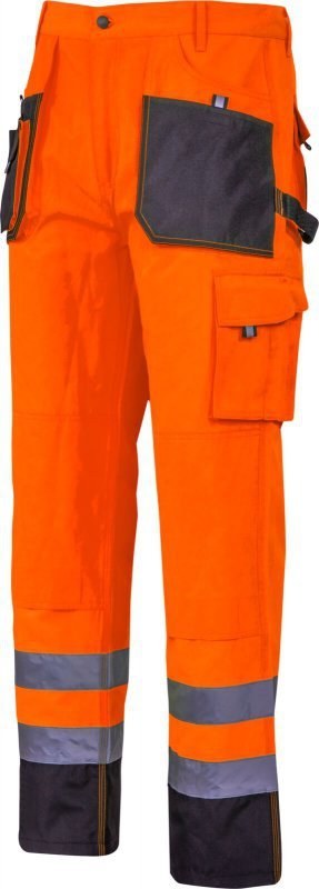 Spodnie ostrzegawcze czarno-pomarańczowe, "l", ce, lahti