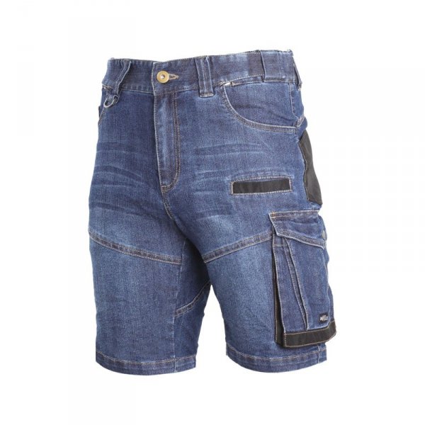 Spodenki krótkie jeansowe ze wzmocnieniami, "2xl", ce, lahti