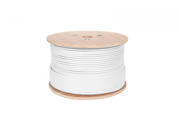Kabel koncentryczny F690BV.A biały szpula 305m