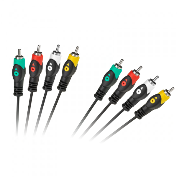 Kabel 4RCA-4RCA 3m Cabletech economic