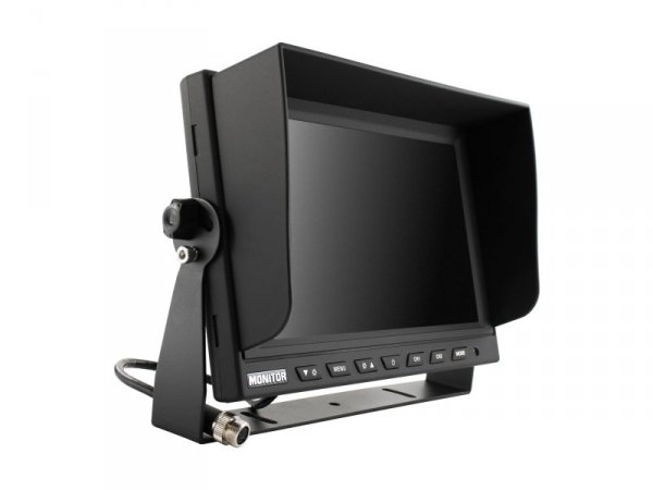Monitor samochodowy lub wolnostojący LCD 9cali cali z obsługa do 2 kamer 4PIN 12V 24V... (NVOX H