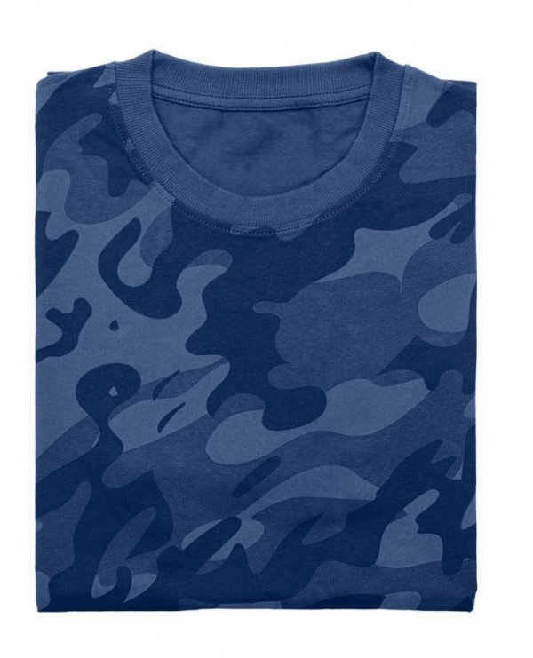 T-shirt roboczy Camo Navy, rozmiar XXL