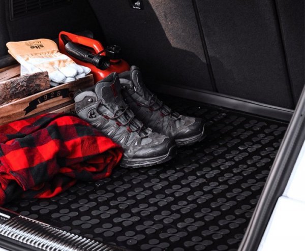 Mata bagażnika gumowa Skoda Superb III Kombi od 2015 wersja z jedną podłogą bagażnika