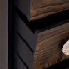 Stolik Nocny BROWNIE 45 x 33 x 50,5 cm Ceimnobrązowy Drewno świerkowe Drewno MDF