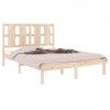 Rama łóżka, lite drewno, 120x190 cm, podwójna