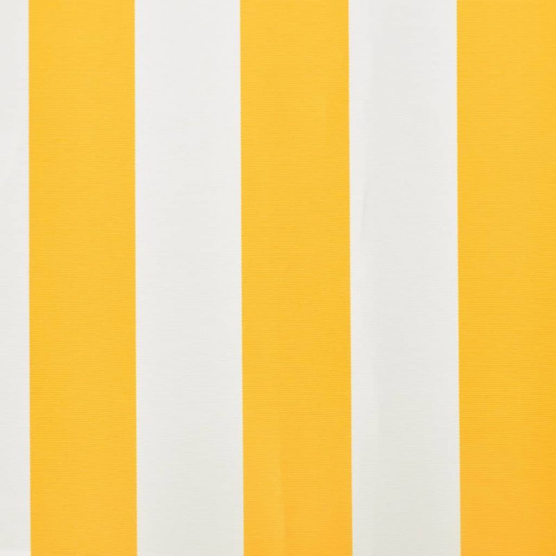 Zadaszenie, żółty słonecznikowy i biały, 6x3 m (bez ramy)