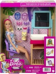Barbie Zestaw Domowe Spa Maseczka na Twarz HCM82