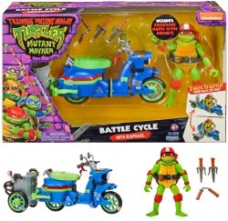 Zestaw Wojownicze Żółwie Ninja Raphael + Motocykl