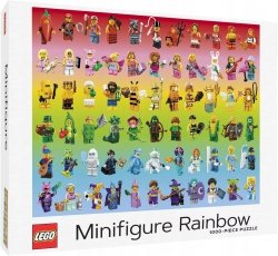 Puzzle LEGO Minifigure Rainbow Minifigurki 1000 el