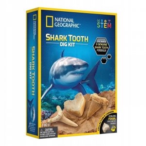 National Geographic Zestaw wykopaliska Ząb rekina 