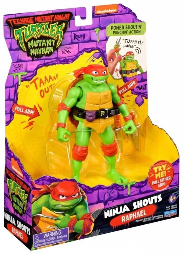 Wojownicze Żółwie Ninja Raphael Figurka Dźwięki