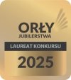 Pierścionek szeroki ogniwa cyrkonie R.13 złoto 585 
