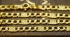 Łańcuch 55cm Figaro grawer złoto 585