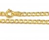 Łańcuch klasyk pancerka 50cm złoto 585 