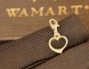  Charms Serce kontur 3D złoto 585 