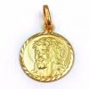 Medalik koło z Jezusem  złoto 585 