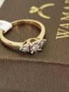 Pierścionek II R.12 diament 0.10ct złoto 585 