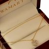 Naszyjnik SERCE diament 52/0.08ct złoto 585